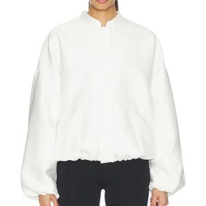 Shona Joy Otis Bomber Jacket in Ivory